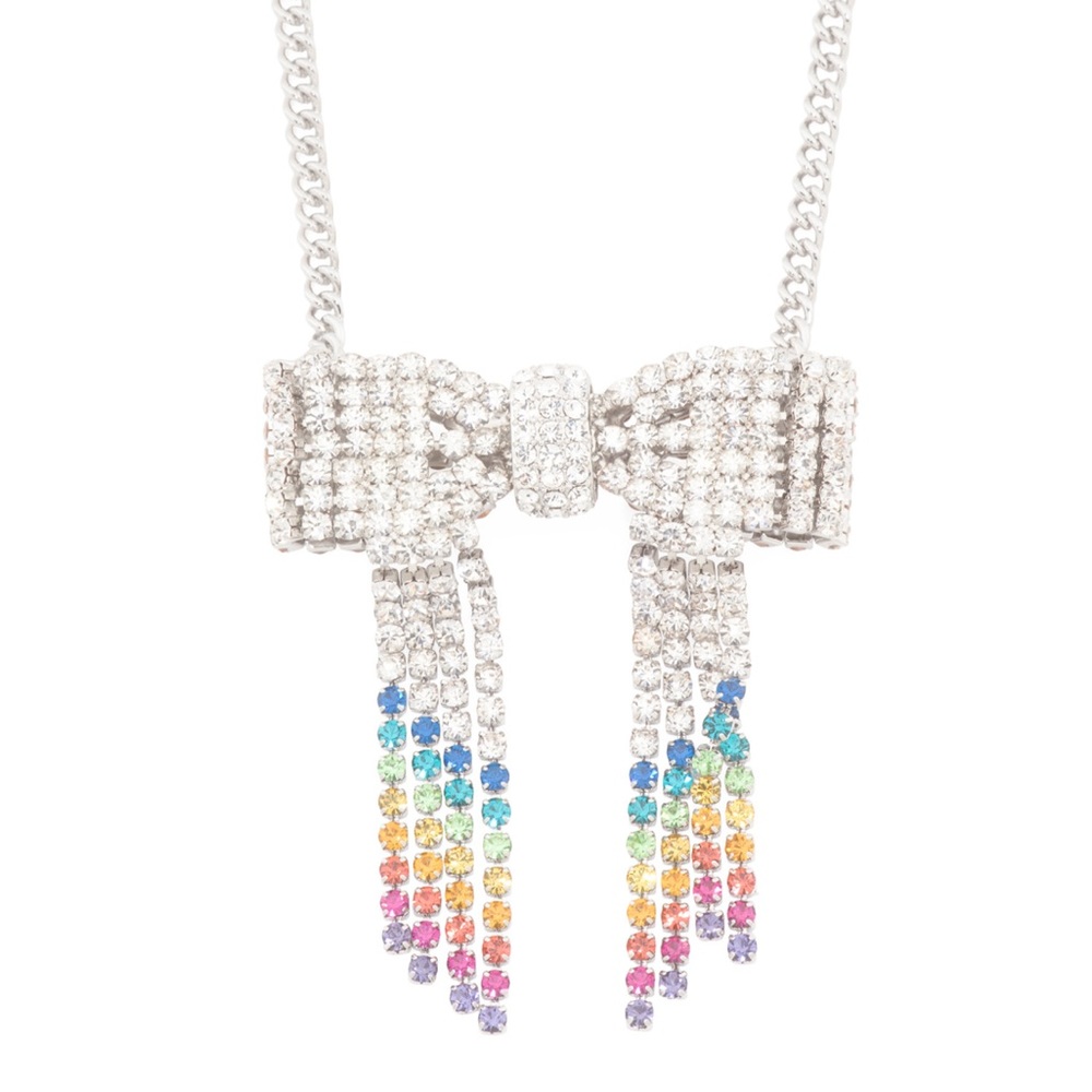 Kurt Geiger necklace rainbow new with tag - Picture 2 of 2